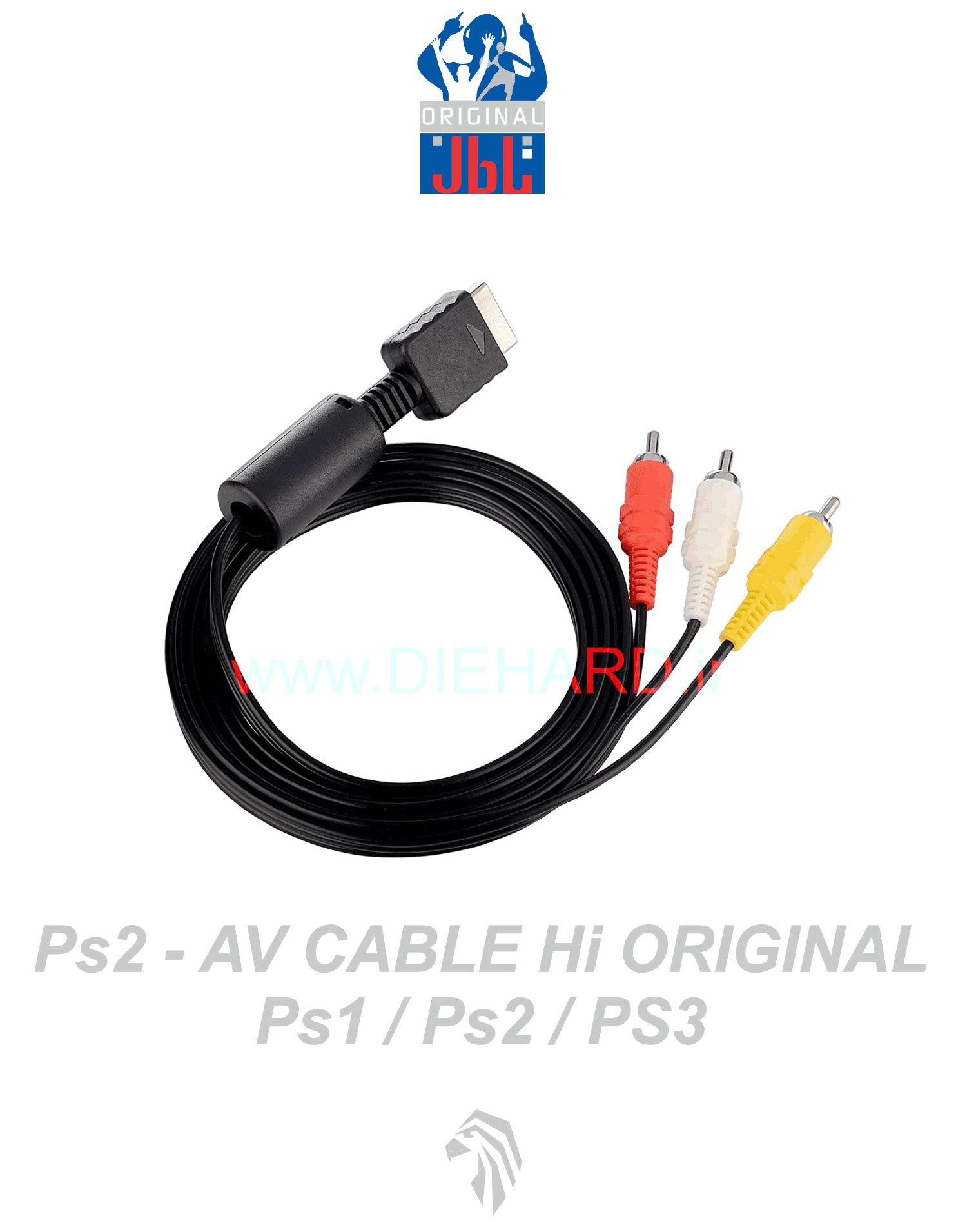 لوازم جانبی - کابل تصویر - PS2 AV Cable ORIGINAL PS1/Ps2/Ps3