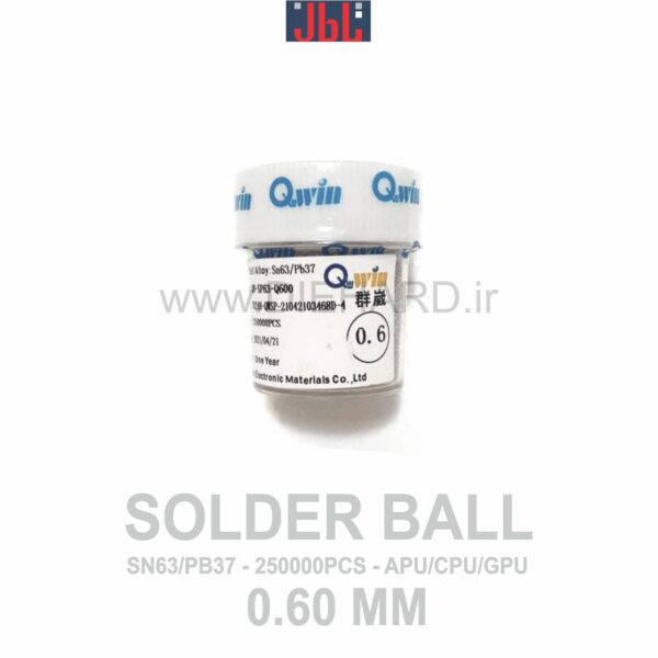 ابزار – توپ بال – Lead Solder 0.60 250000PCS