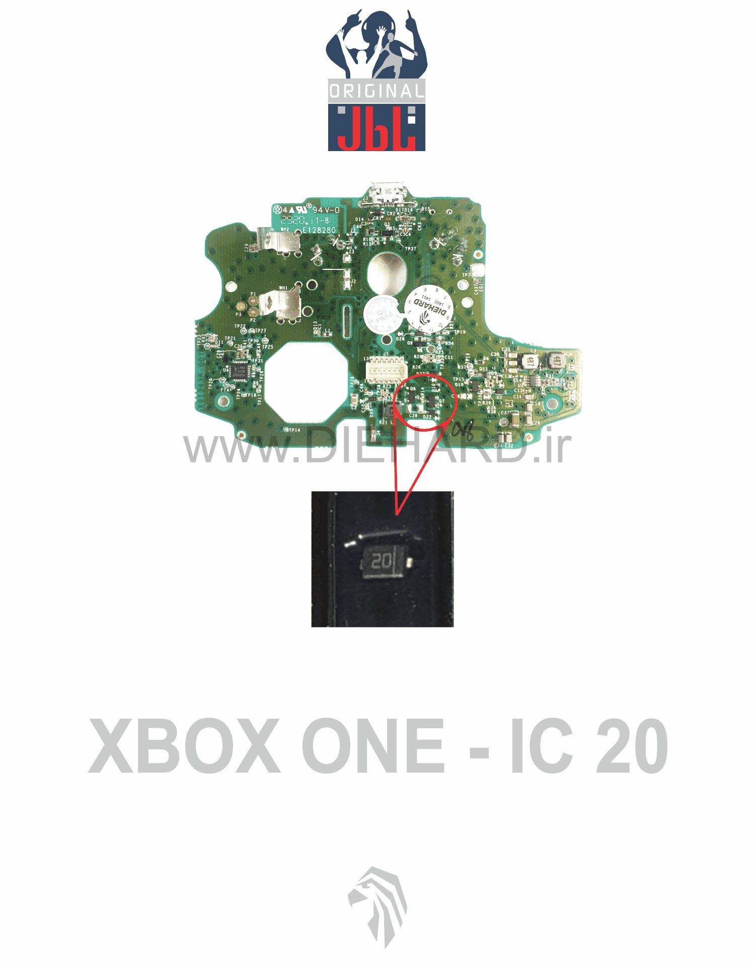 قطعات - آی سی دسته - XBOXONE IC 20