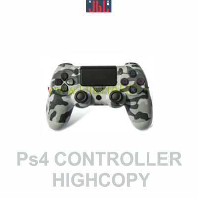 لوازم جانبی - دسته بلوتوث ارتشی طوسی PS4 Hi-Copy