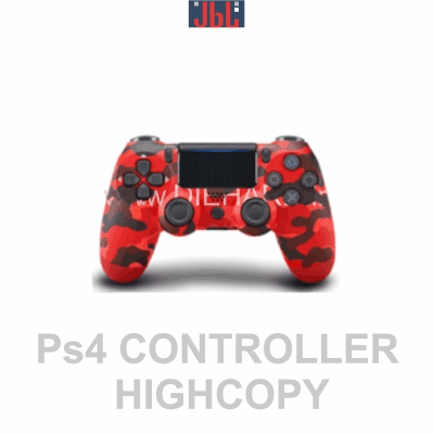 لوازم جانبی - دسته بلوتوث ارتشی قرمز - PS4 Hi-Copy