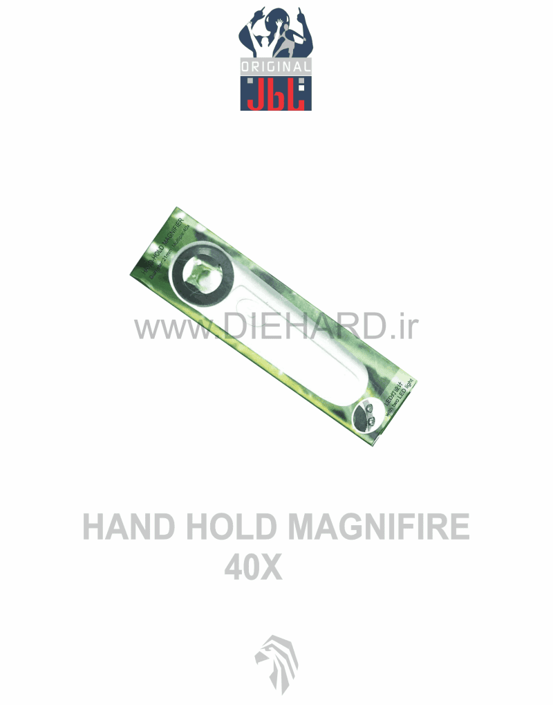 ابزار - ذره بین - HAND HOLD MAGNIFIRE 40X