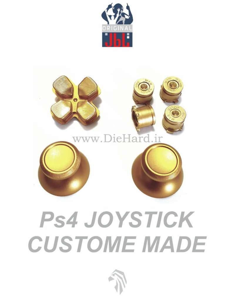 قطعات - دکمه دسته - فلزی - طلایی - PS4 XBOXONE - 7PCS