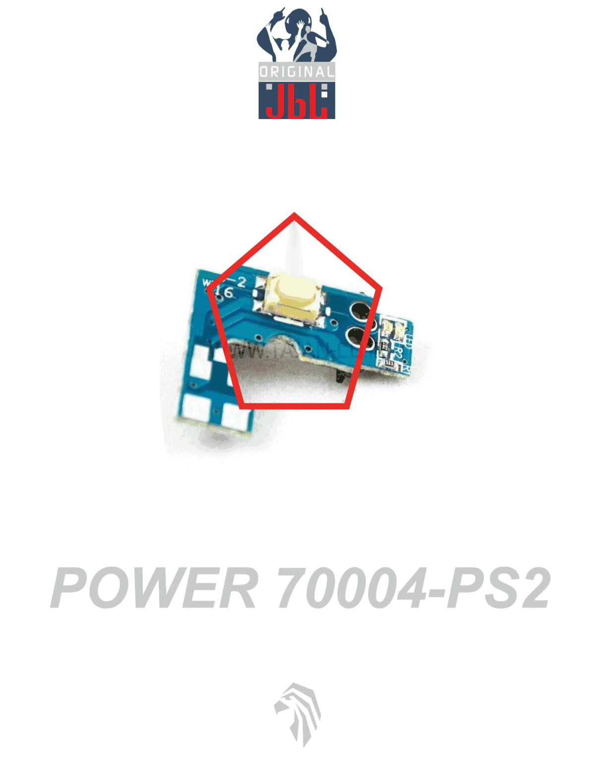 دکمه پاور کنسول - فقط ميکروسويچ - PS2 - Image 1