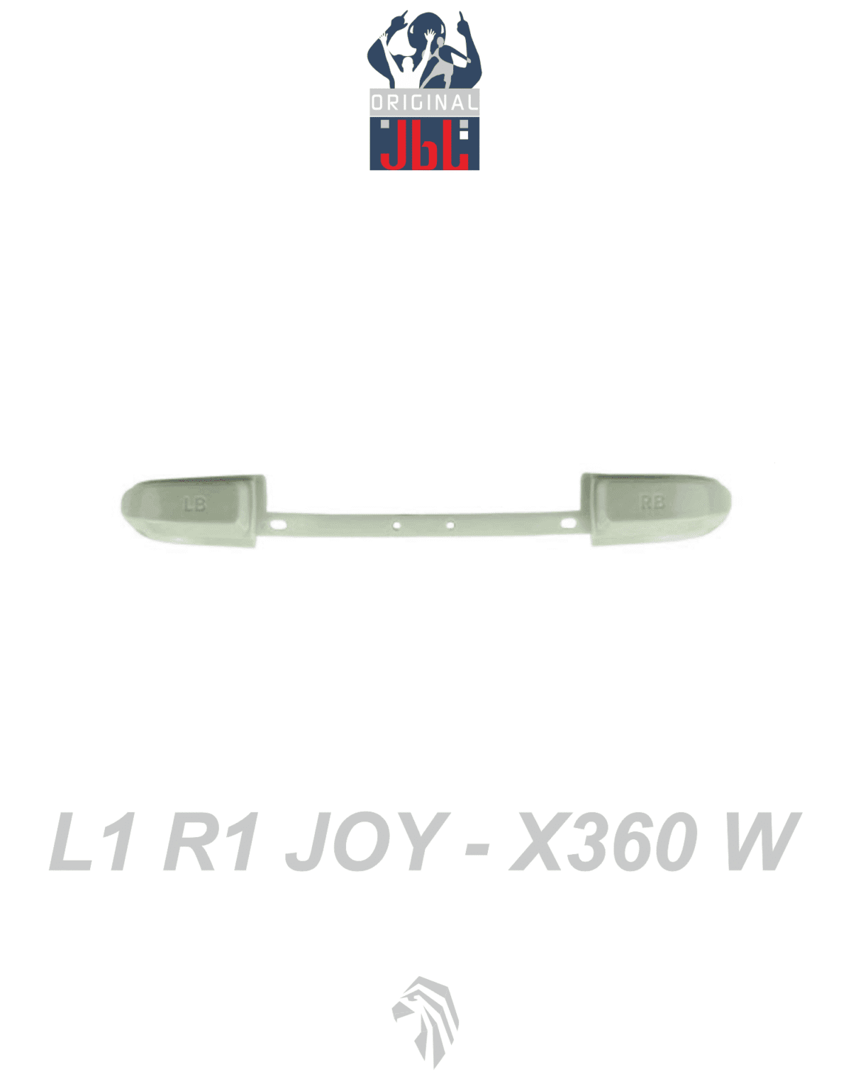 دکمه ابروی دسته - سفید X360 - Image 1