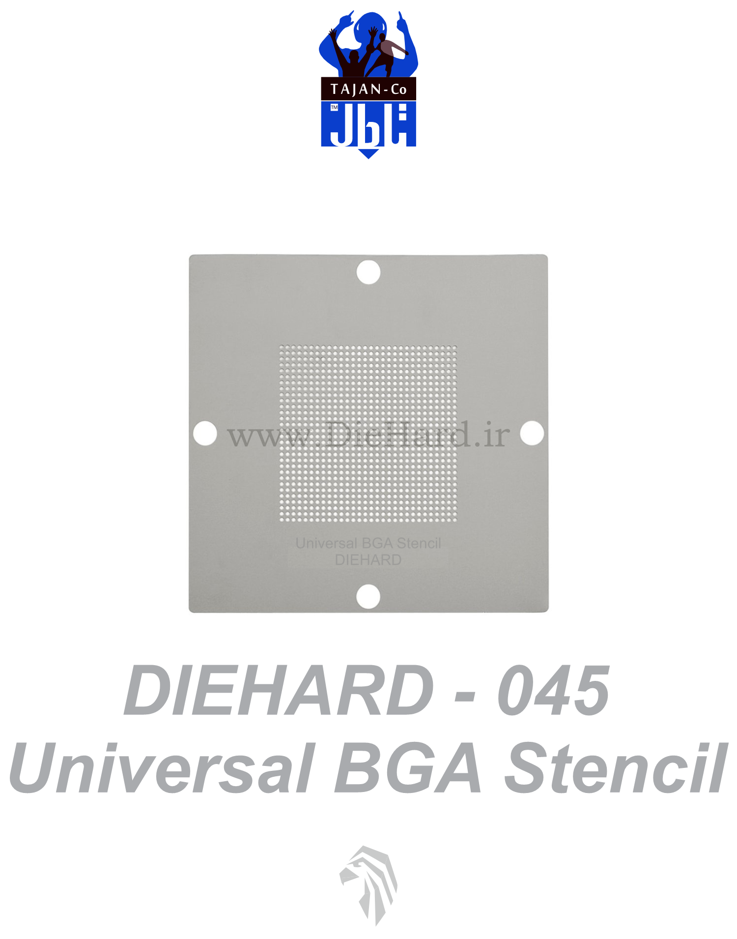 شابلون UNIVERSAL.045 ابزار - شابلون 90*90 - UNIVERSAL.045*1PCS