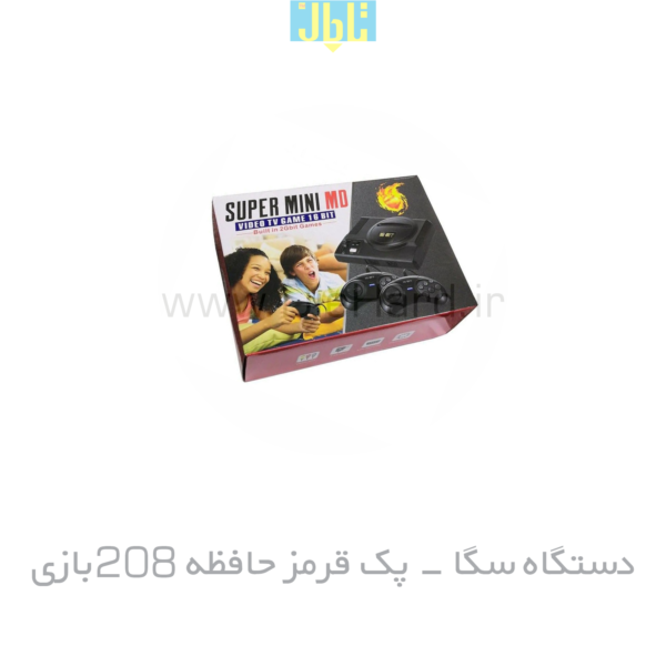 دستگاه سوپر سگا - پک قرمز حافظه 208 بازي