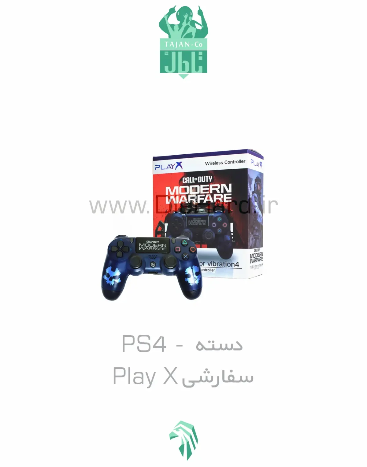 دسته PS4 کاستوم کال اف دیوتی Play X