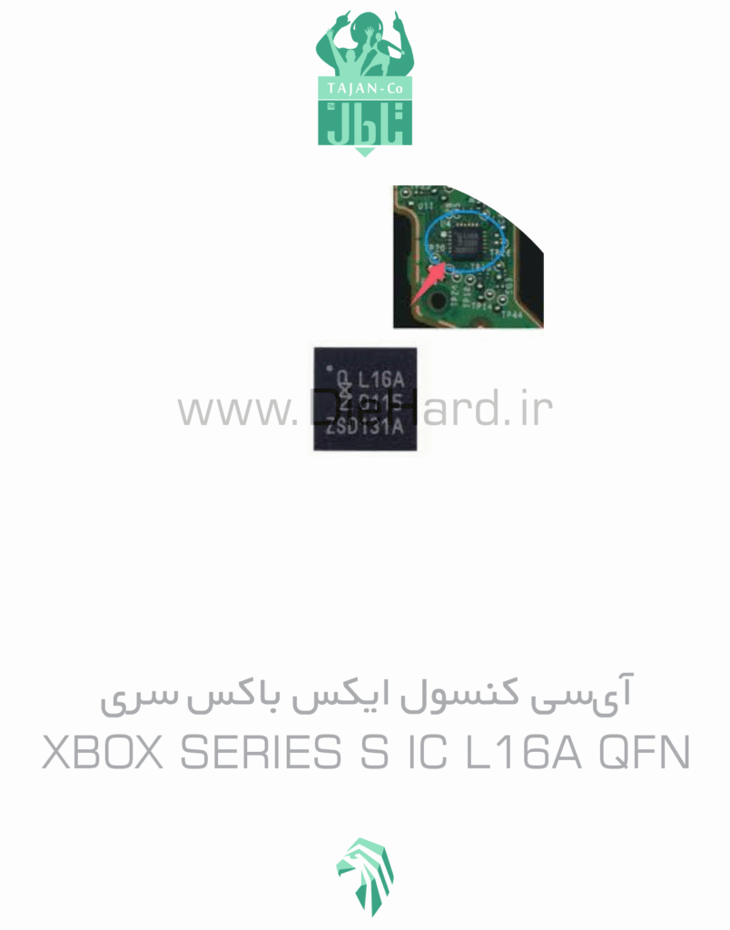 خرید و قیمت آی‌سی کنسول ایکس باکس سری - XBOX SERIES S IC L16A QFN