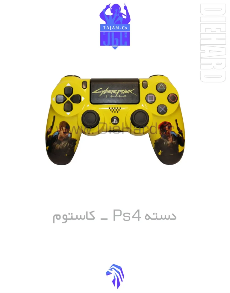 خرید و قیمت دسته PS4 کاستوم سایبرپانک