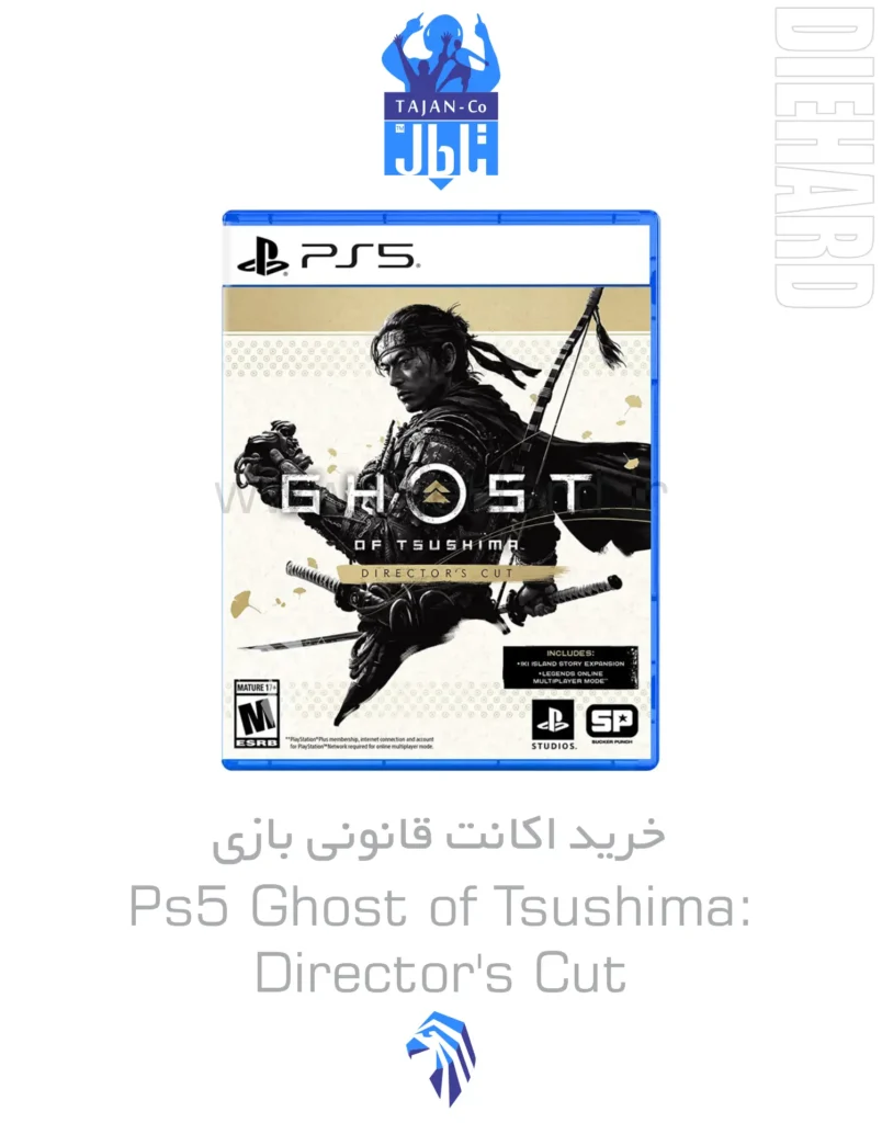 خرید و قیمت اکانت ظرفیتی PS5 بازی Ghost of Tsushima Director's Cut