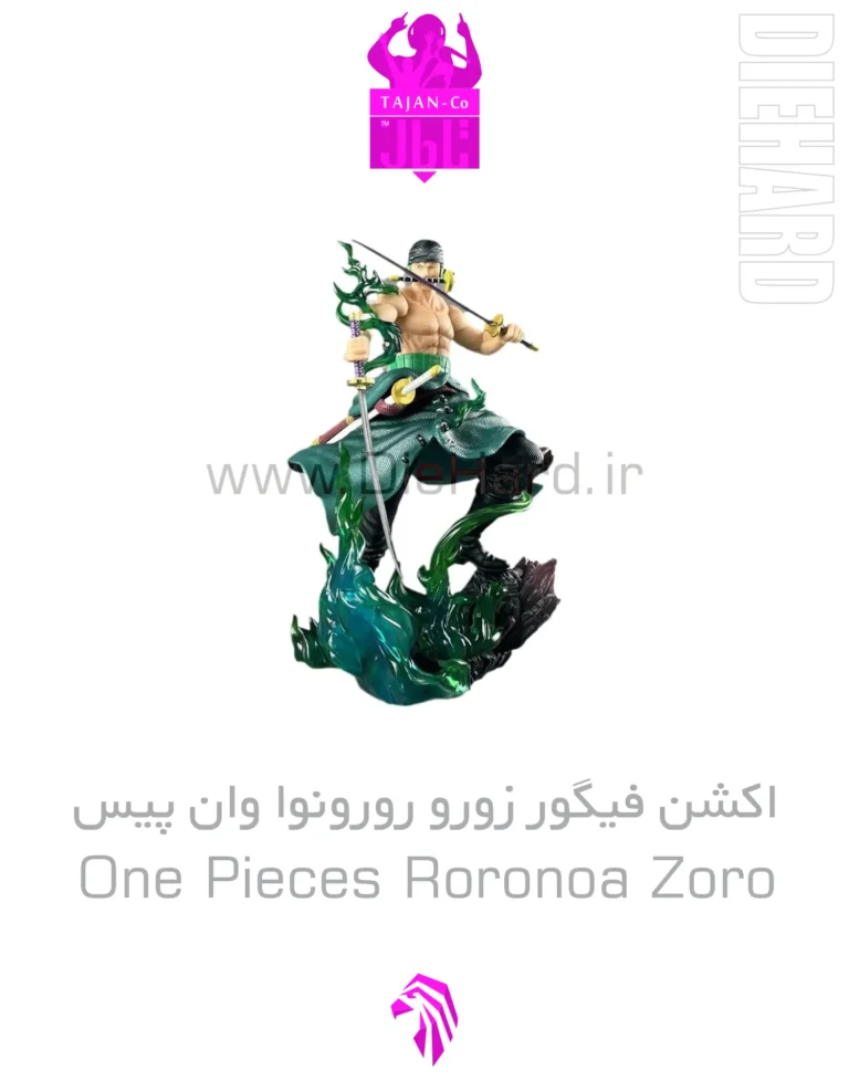 خرید و قیمت اکشن فیگور زورو رورونوا وان پيس One Pieces Roronoa Zoro