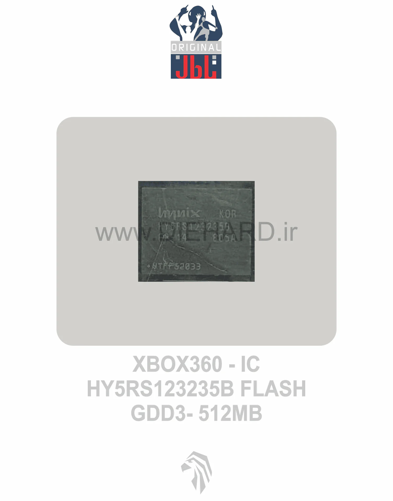 قطعات - آی سی - XBOX360 IC HY5RS123235B FLASH GDD3- 512MB خرید آی سی XBOX 360 HY5RS123235BFP