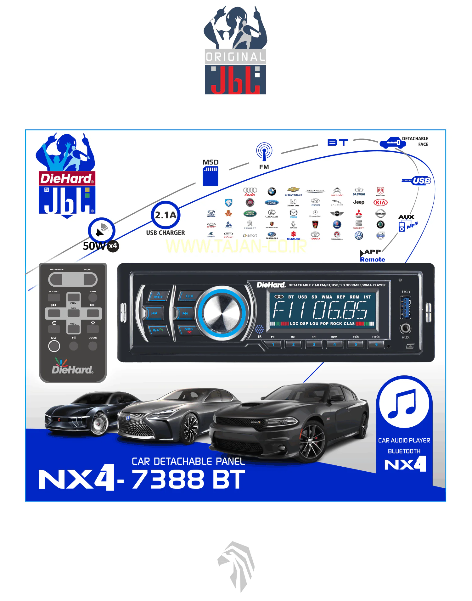 پخش - NX4 - بلوتوث PANEL - تصویر 1