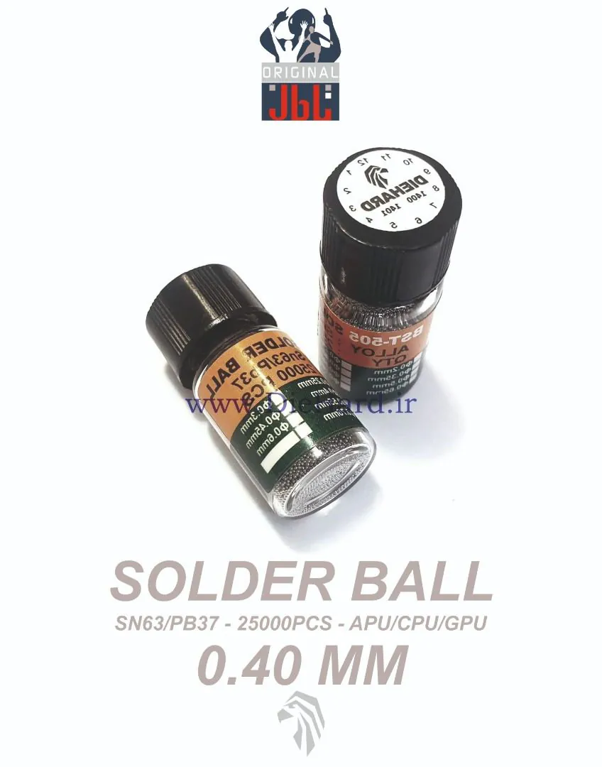 توپ لحیم‌کاری 0.40 ابزار – توپ بال – Lead Solder 0.40 25000PCS