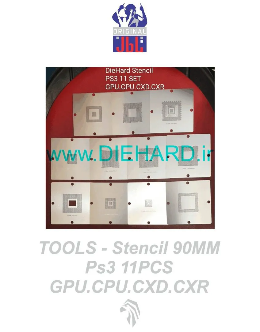 شابلون آی سی 90*90 - PS3 11PCS - تصویر 1