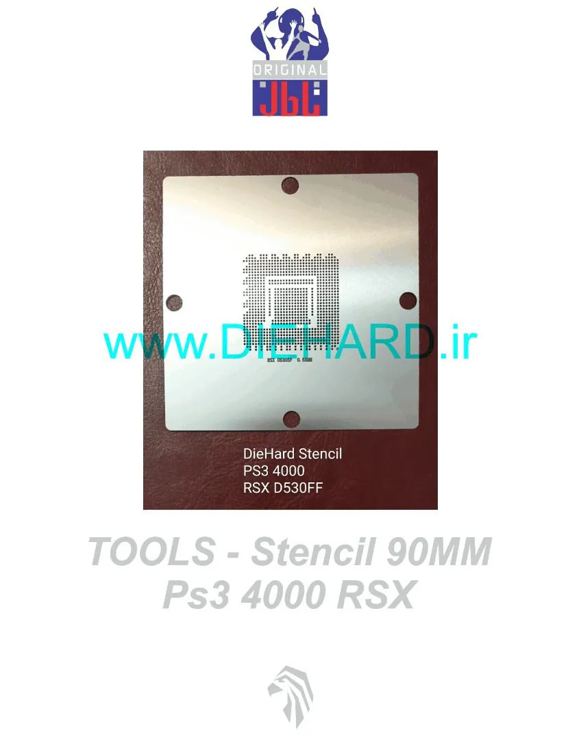 شابلون آی سی 90*90 - PS3 RSX D5305F 0.55MM - تصویر 1