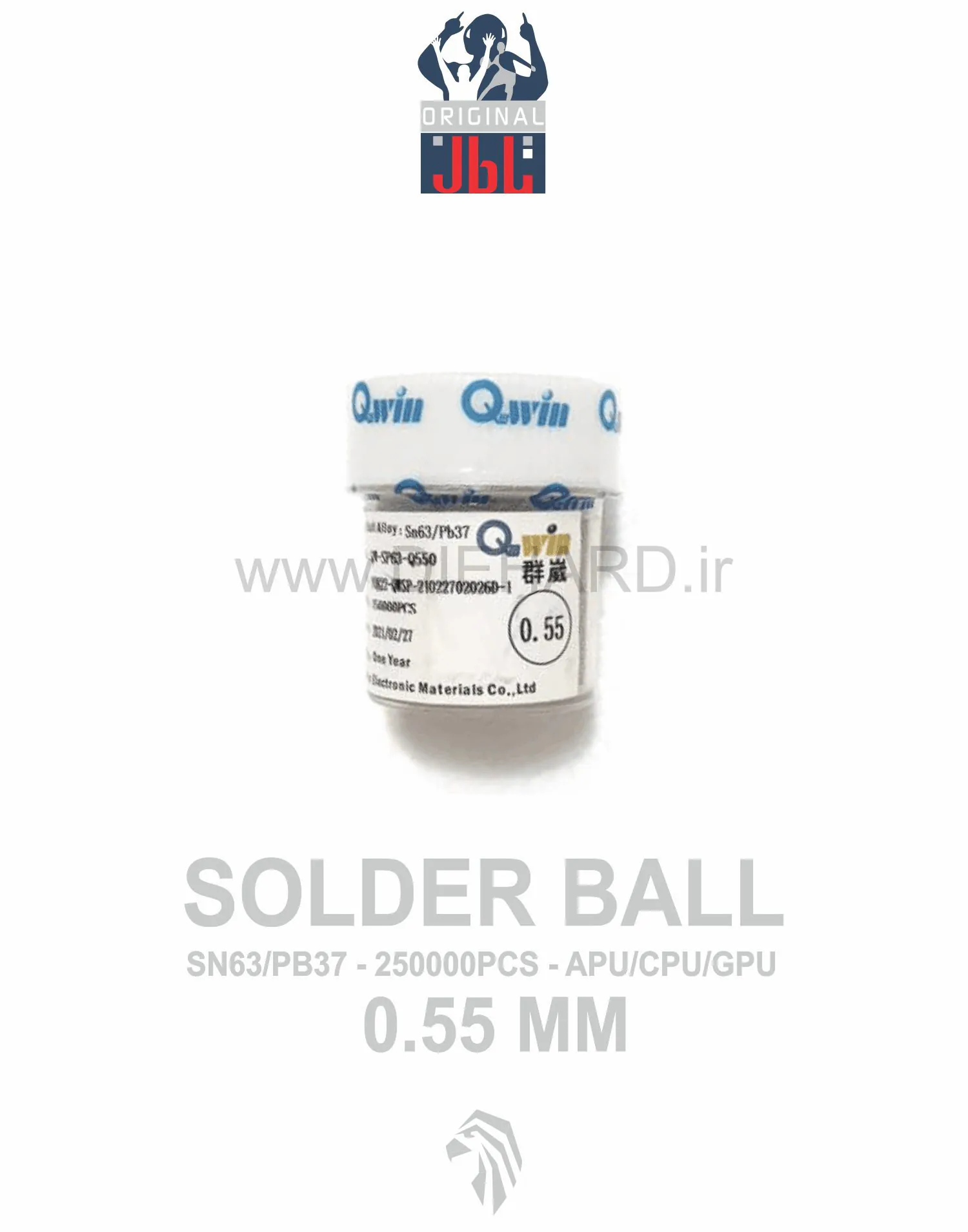 توپ قلع 0.55 ابزار – توپ بال – Lead Solder 0.55 250000PCS