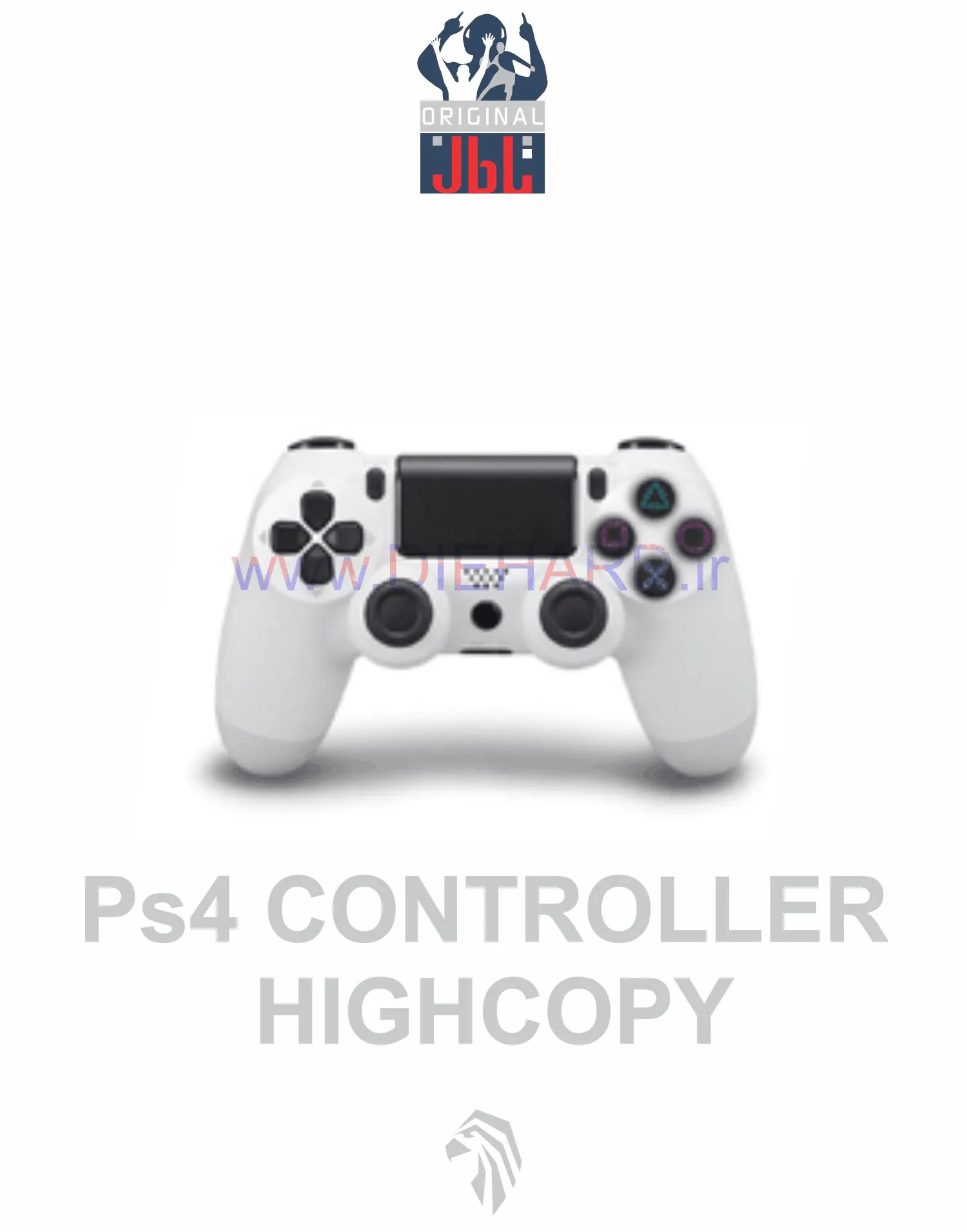 لوازم جانبی - دسته بلوتوث سفید - PS4 Hi-Copy-دسته ps4