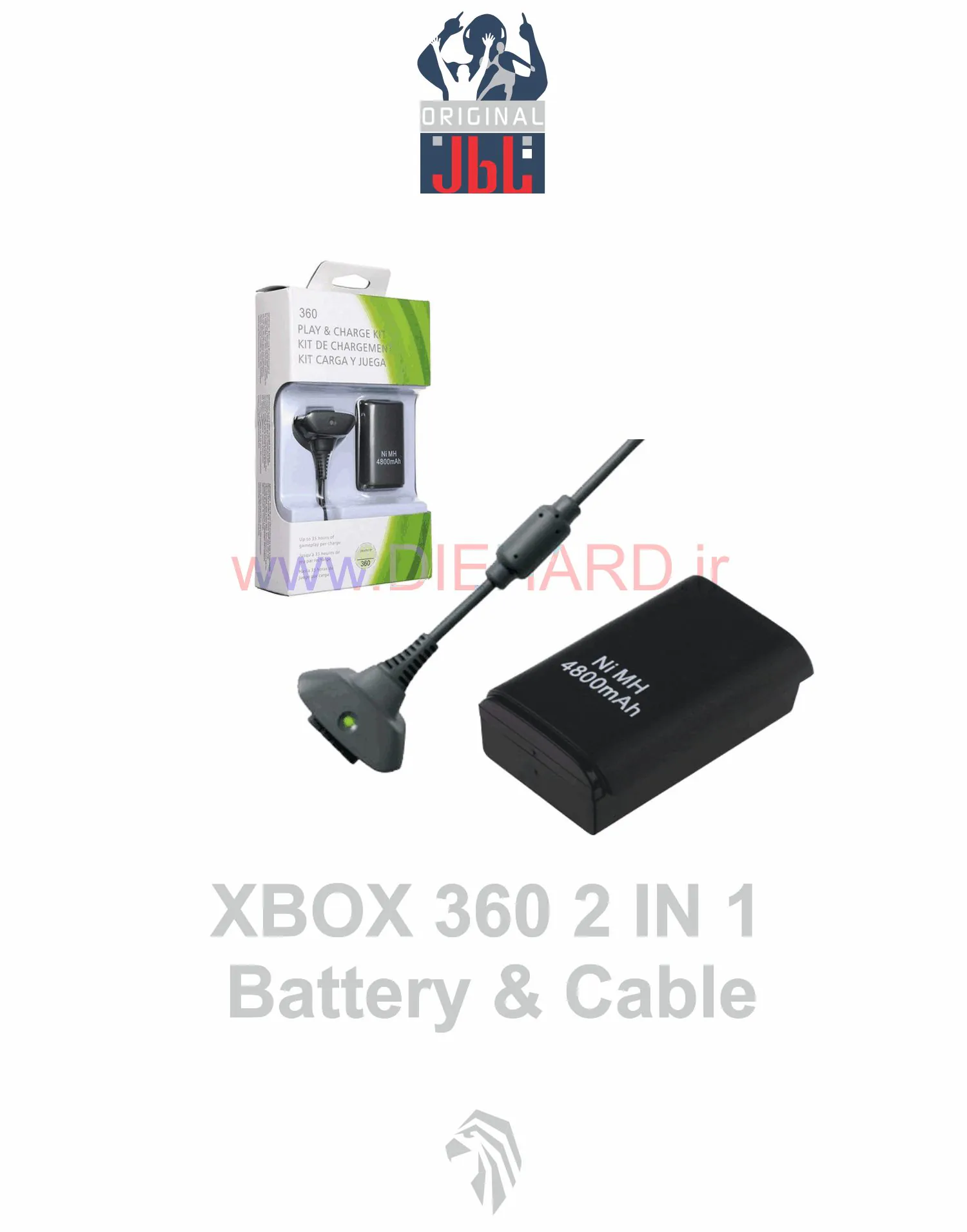 شارژر دسته - 2 کاره - XBOX.360
