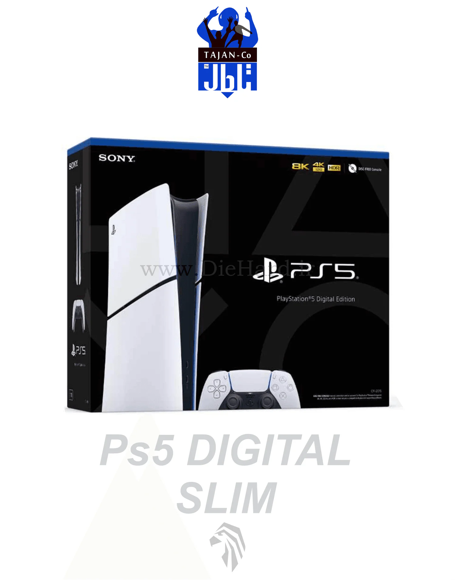 کنسول PS5 SLIM - نسخه دیجیتال - ریجن اروپا سری 2116 - تصویر 2