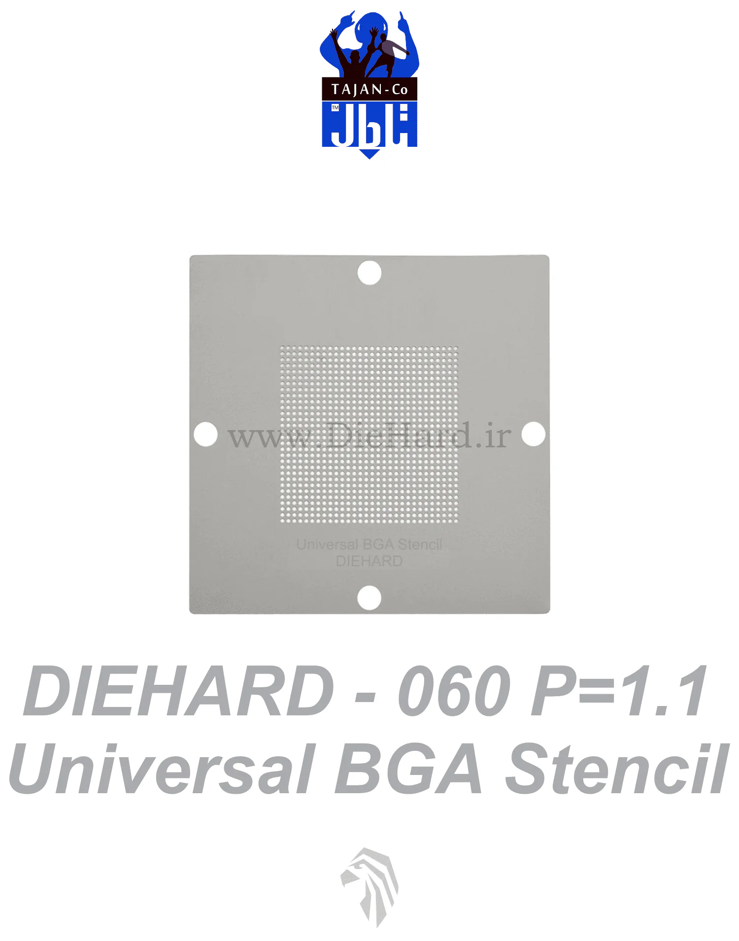 شابلون UNIVERSAL.060 ابزار - شابلون 90*90 - UNIVERSAL.060 = 1.1*1PCS