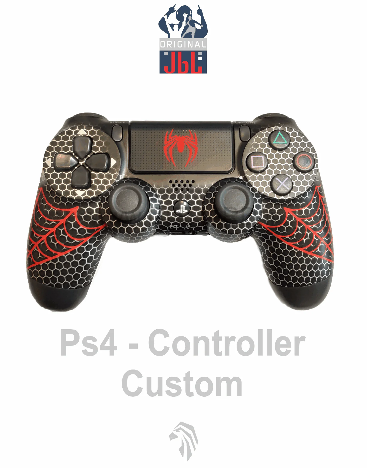 دسته کاستوم ps4 طرح اسپایدرمن