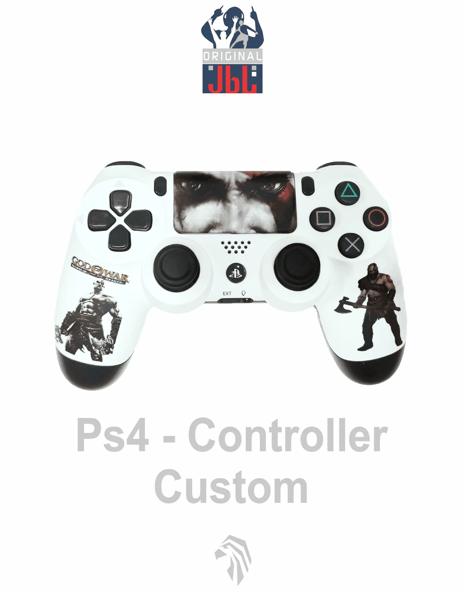دسته PS4 کاستوم GOD OF WAR لوازم جانبی - دسته کنسول PS4 کاستوم GOD OF WAR