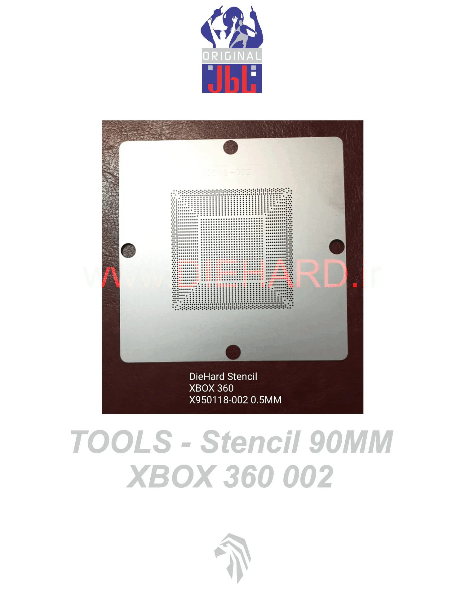 www.diehard.ir-STANCIL - شابلون آی سی - XBOX360-002 شابلون آی سی XBOX360.X95