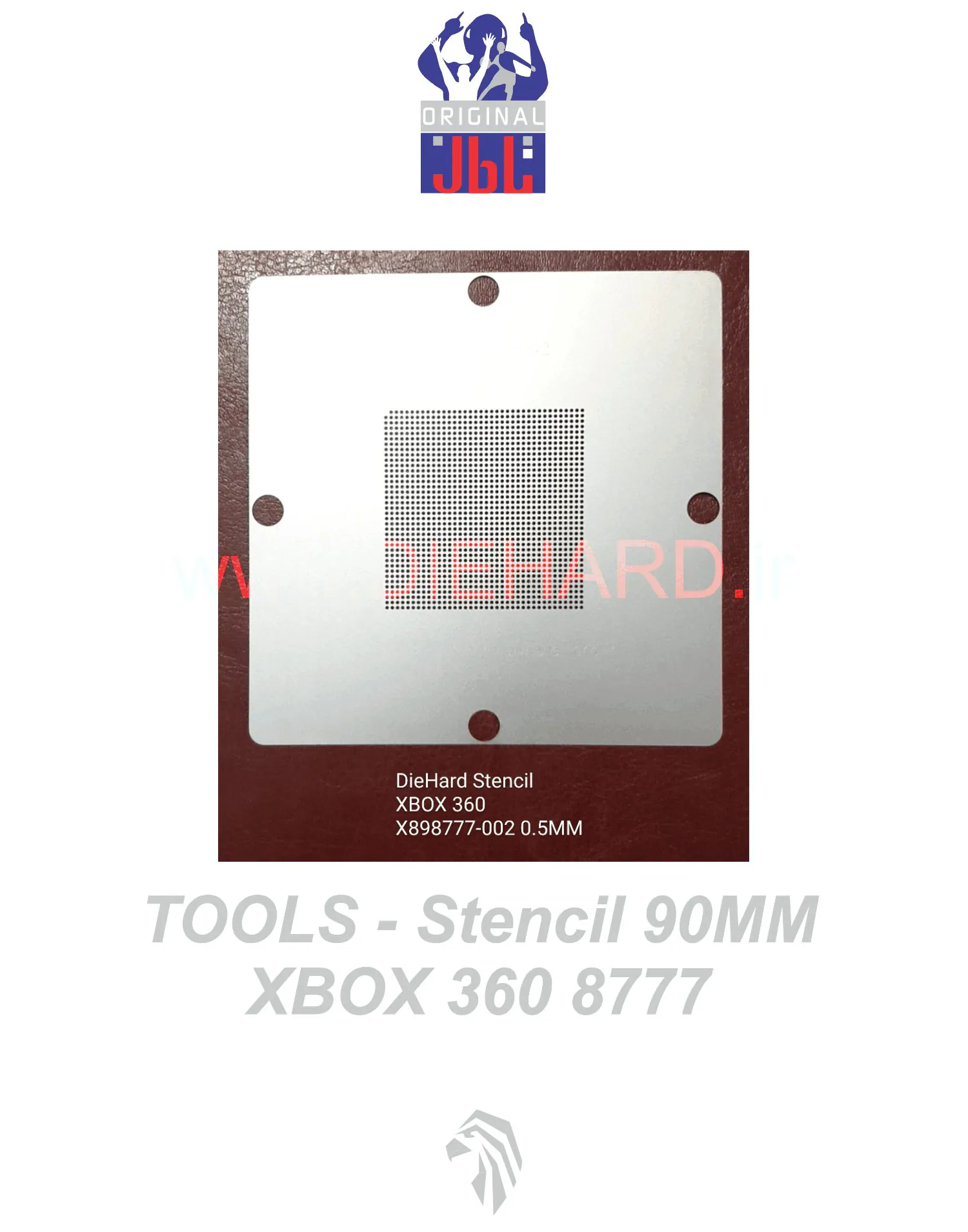 www.diehard.ir-STANCIL - شابلون آی سی - XBOX360-8777 شابلون آی سی 90*90 - XBOX360 8777 - تصویر 1