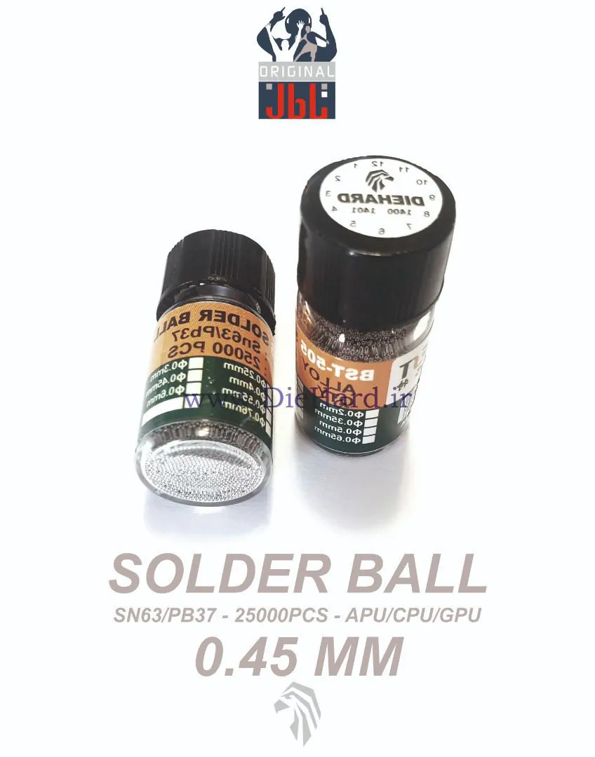 ابزار – توپ بال – Lead Solder 0.45 25000PCS ابزار – توپ بال – Lead Solder 0.45 25000PCS