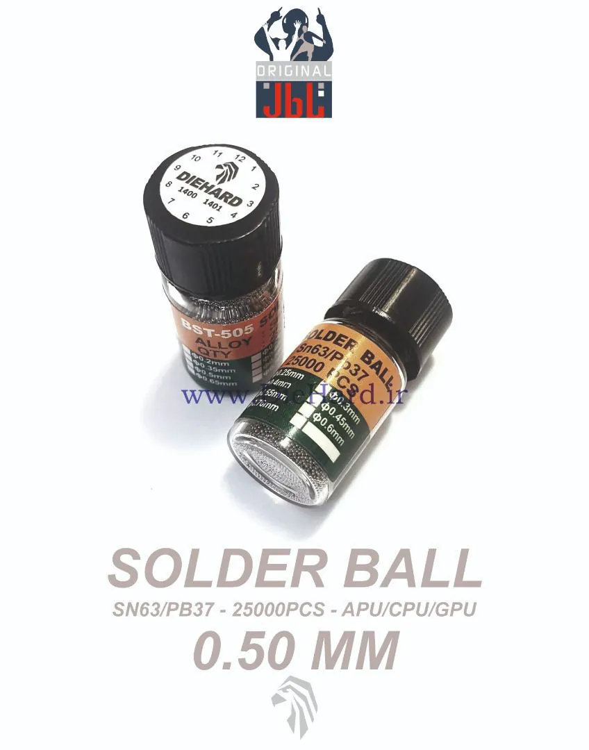 ابزار – توپ بال – Lead Solder 0.50 25000PCS ابزار – توپ بال – Lead Solder 0.50 25000PCS