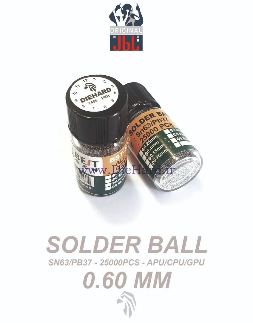 ابزار – توپ بال – Lead Solder 0.60 25000PCS ابزار – توپ بال – Lead Solder 0.60 25000PCS