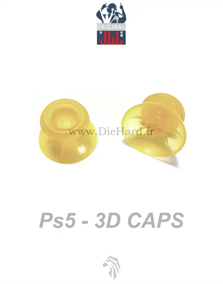 قطعات - سر آنالوگ - جفت - دسته PS5 - زرد قطعات - سر آنالوگ - جفت - دسته PS5 - زرد