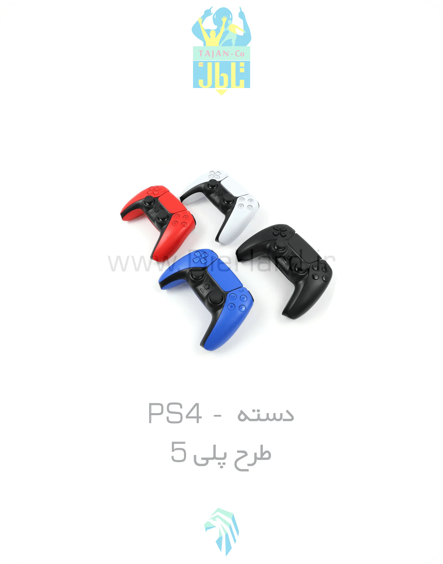 دسته PS4 - طرح پلی 5 + طرح های کاستوم و رنگی - تصویر 1